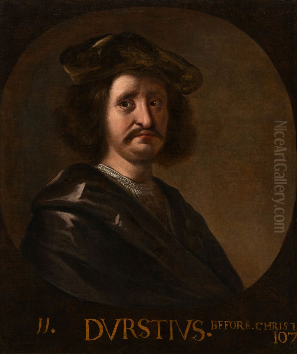 Durstius, King of Scotland (107-98 B.C.) Oil Painting by Jacob de Wet II