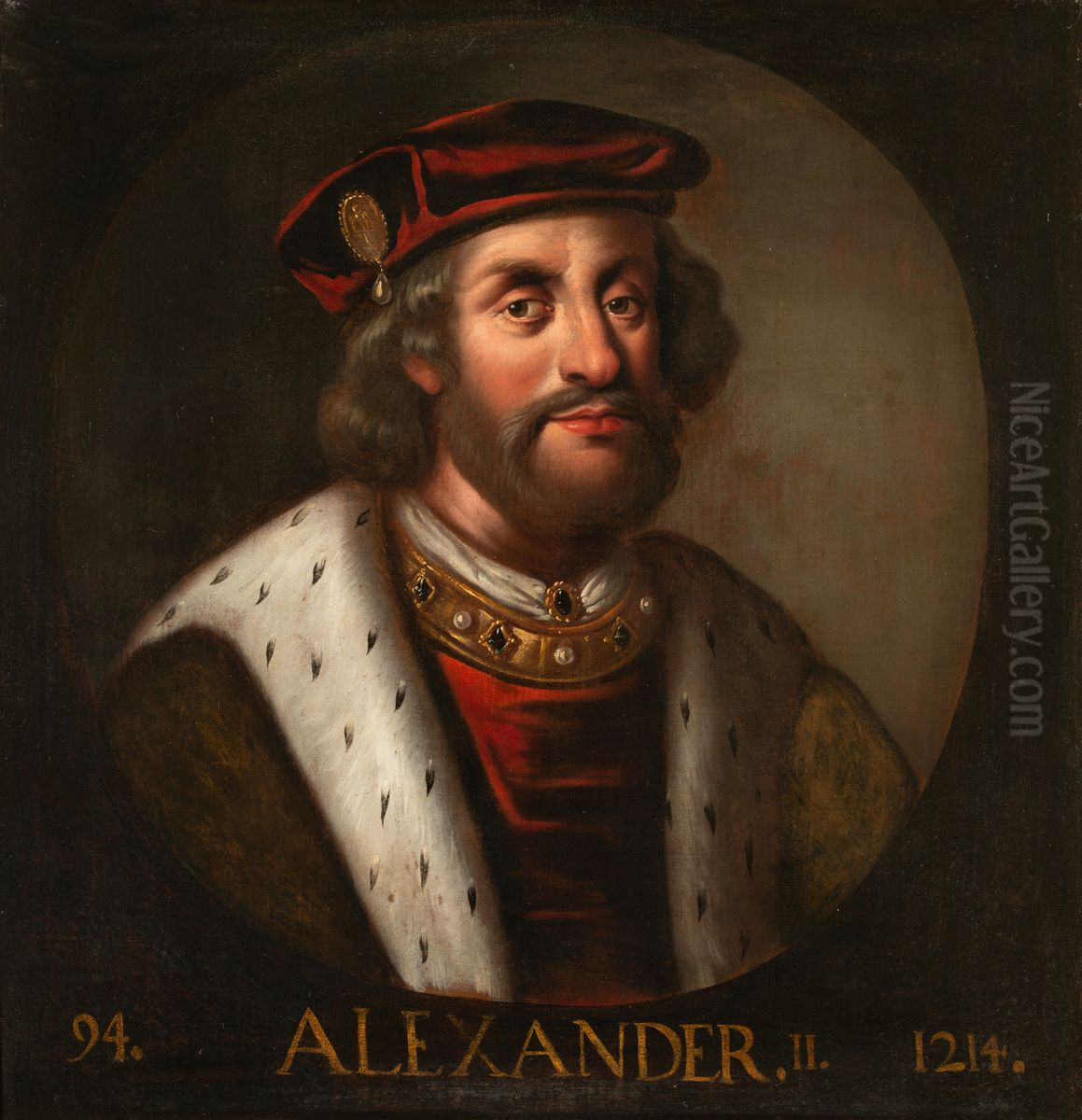Alexander II, King of Scotland (1214-49) Oil Painting by Jacob de Wet II