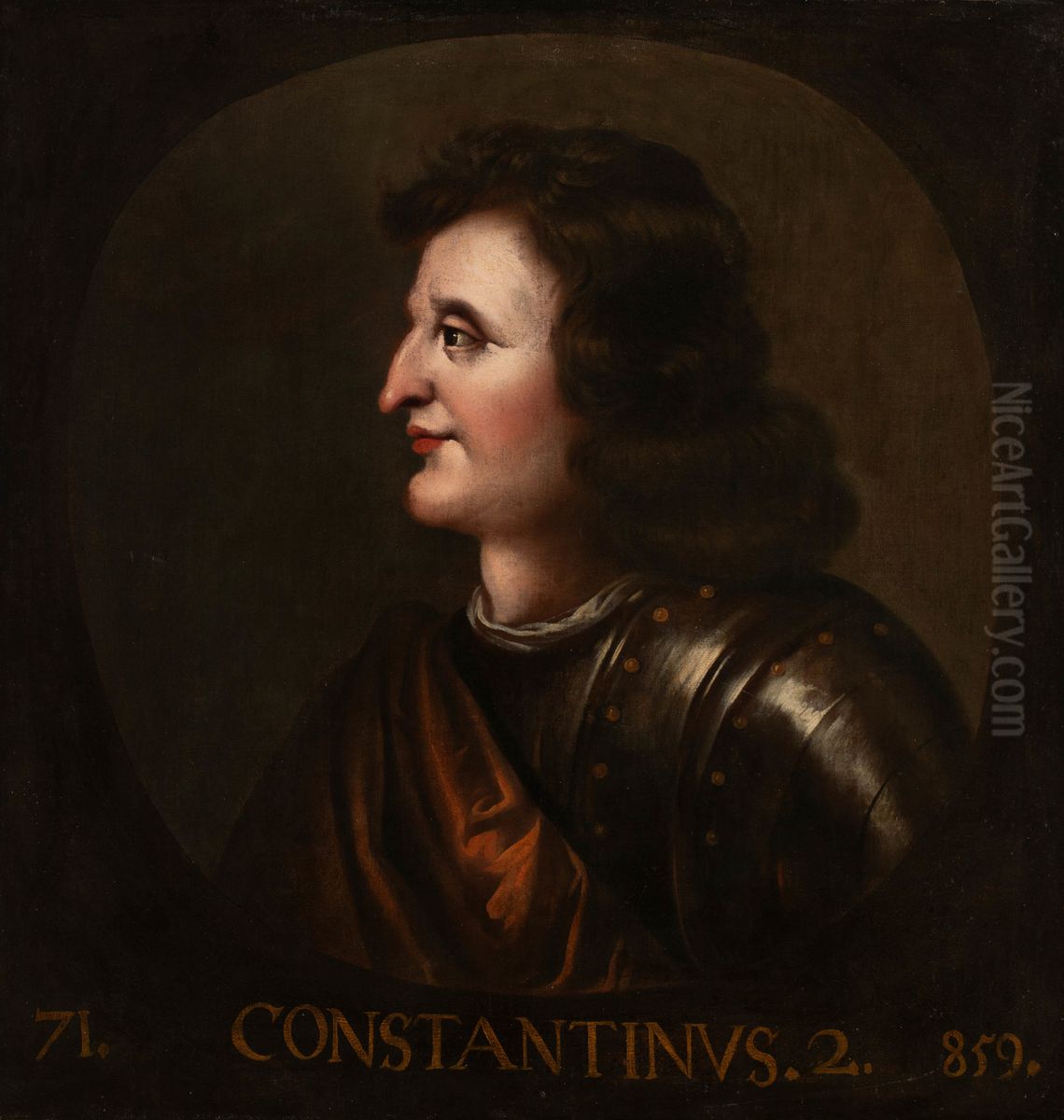 Constantine II, King of Scotland (808-24) Oil Painting by Jacob de Wet II