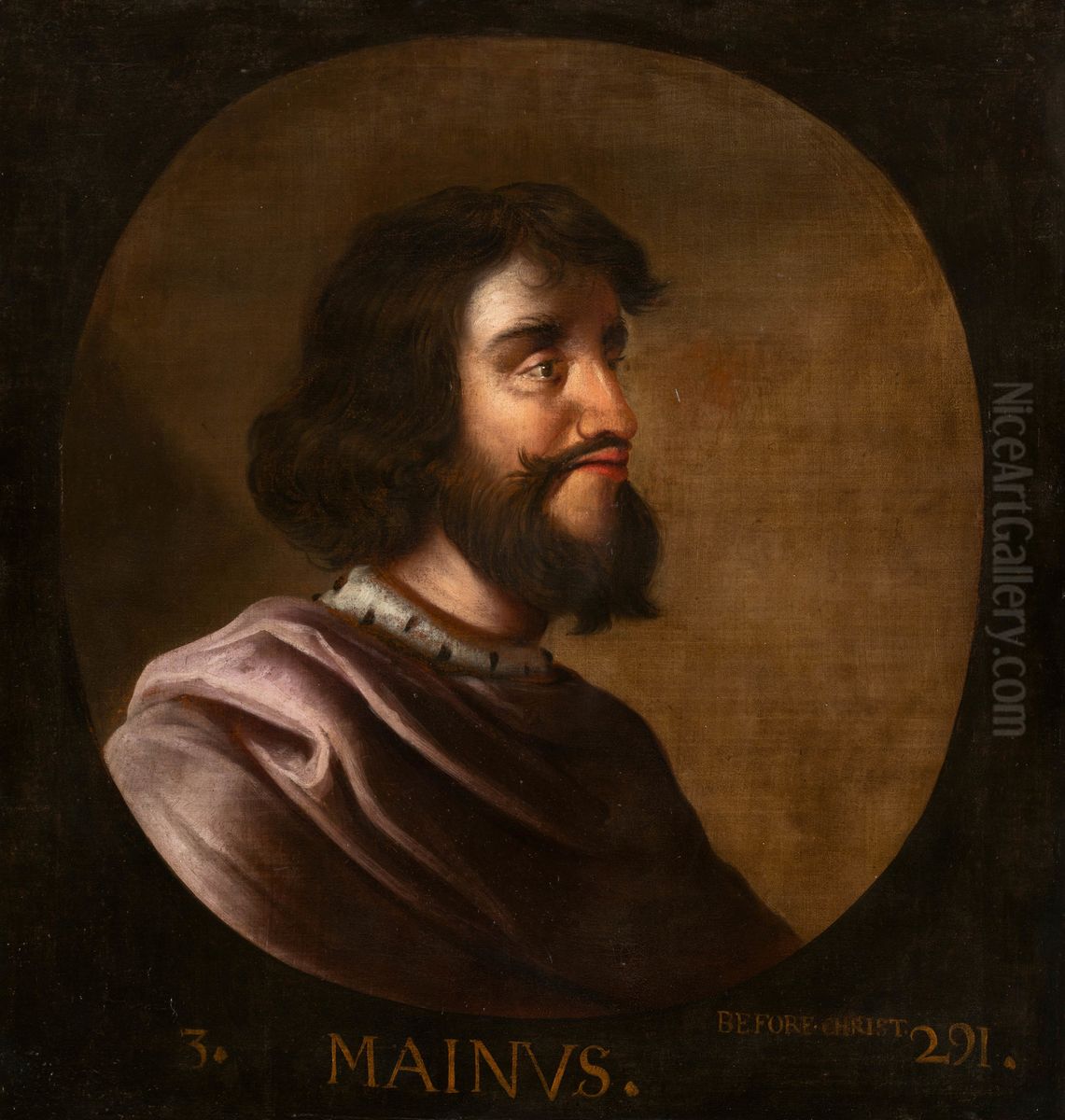 Mainus, King of Scotland (290-61 B.C.) Oil Painting by Jacob de Wet II