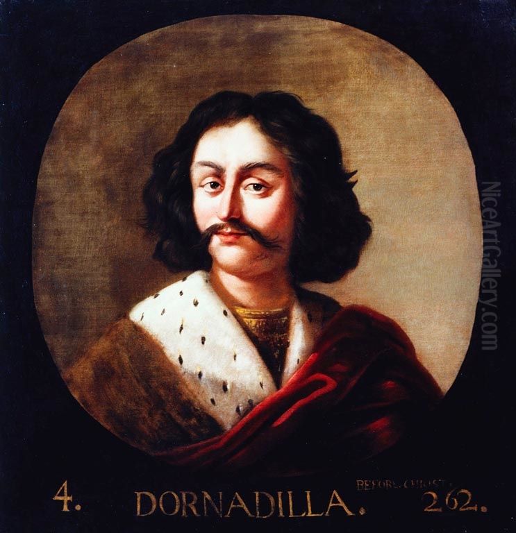 Dornadilla, King of Scotland (261-33 B.C.) Oil Painting by Jacob de Wet II