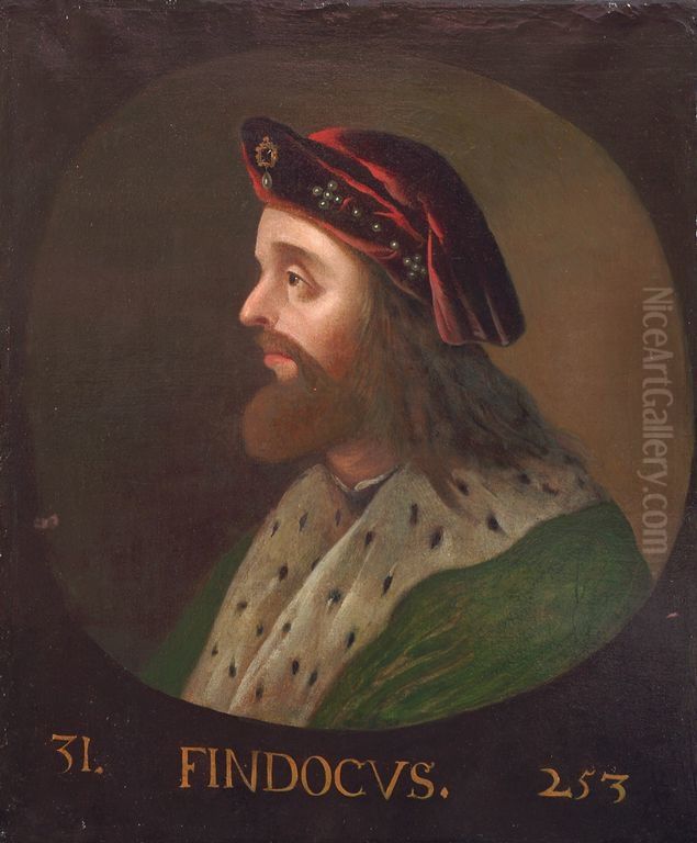 Findocus, King of Scotland (258-69) Oil Painting by Jacob de Wet II