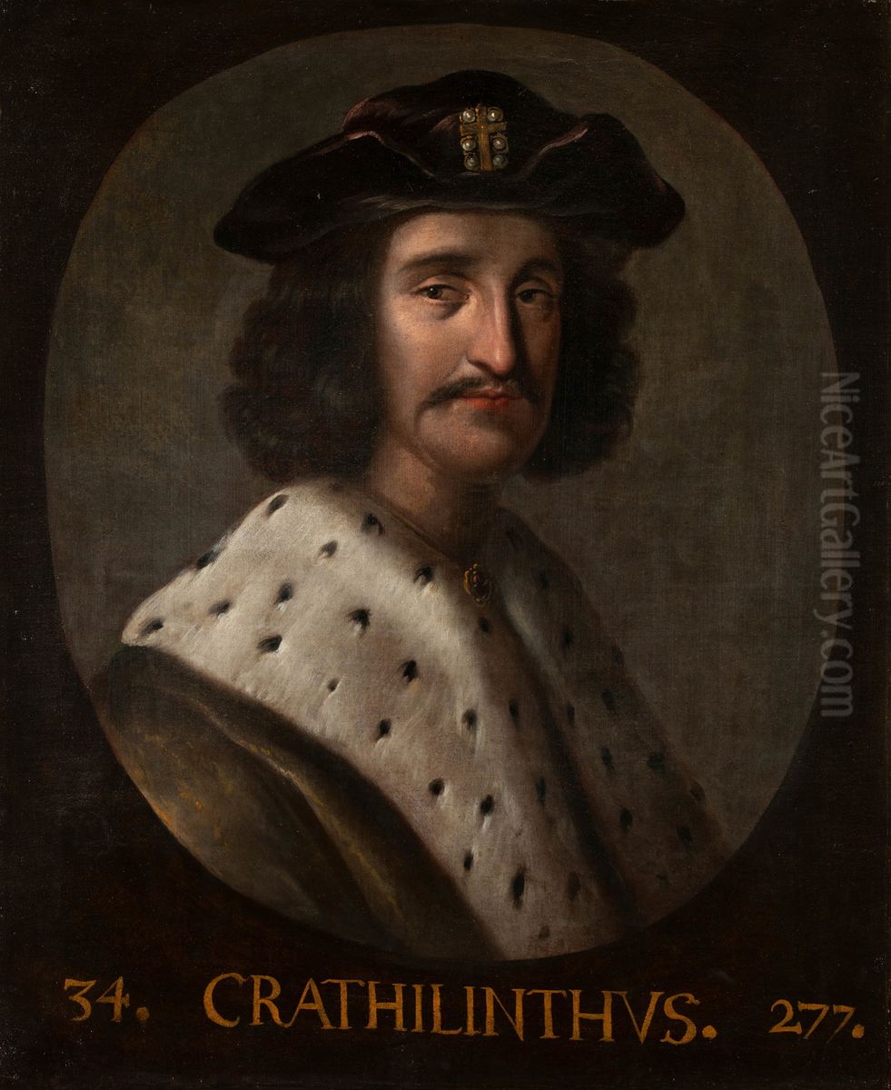 Crathilinthus, King of Scotland (282-306) Oil Painting by Jacob de Wet II