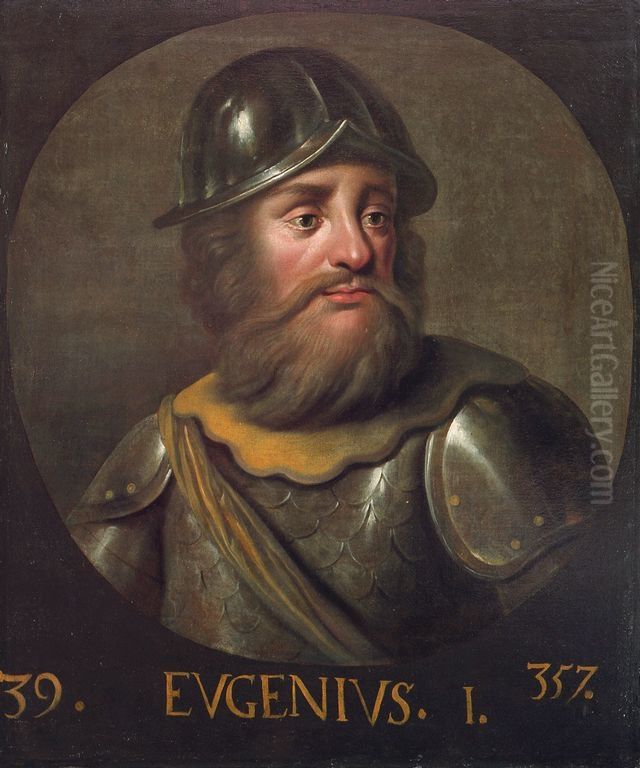 Eugenius I, King of Scotland (360-404) Oil Painting by Jacob de Wet II