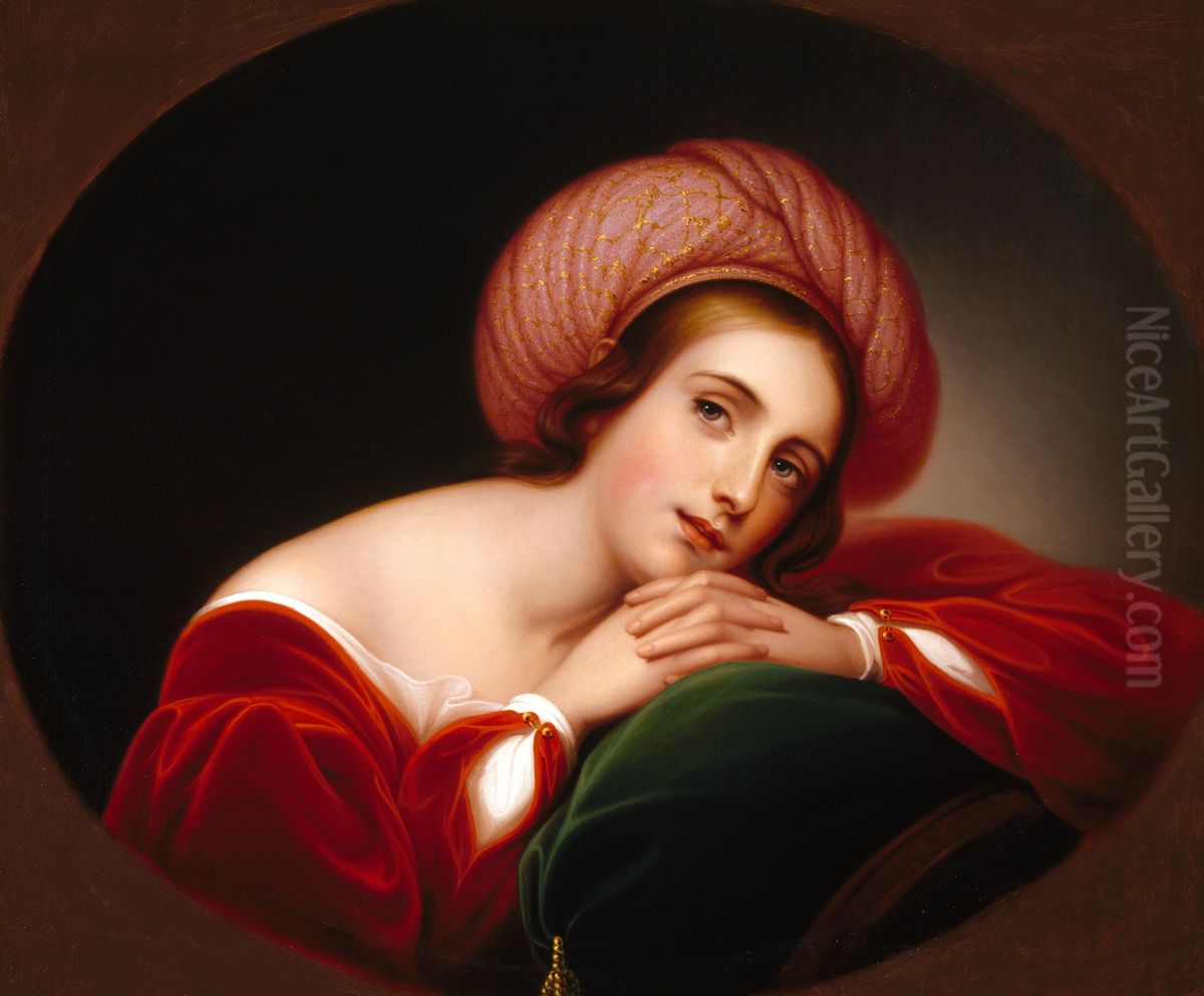 Idealized Portrait Oil Painting by Rembrandt Peale