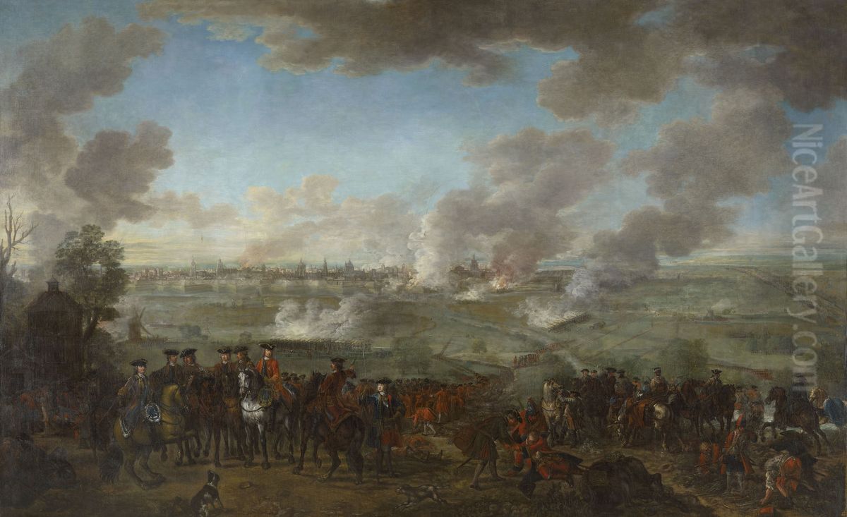 The Siege of Lille Oil Painting by John Wootton