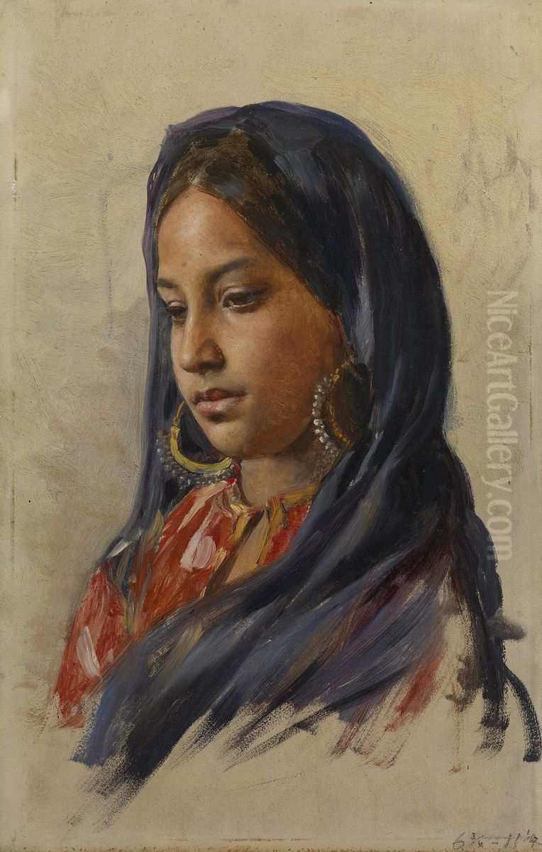 Gulzar Oil Painting by Rudolf Swoboda