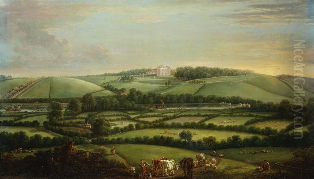 Park Place, Henley Oil Painting by John Wootton