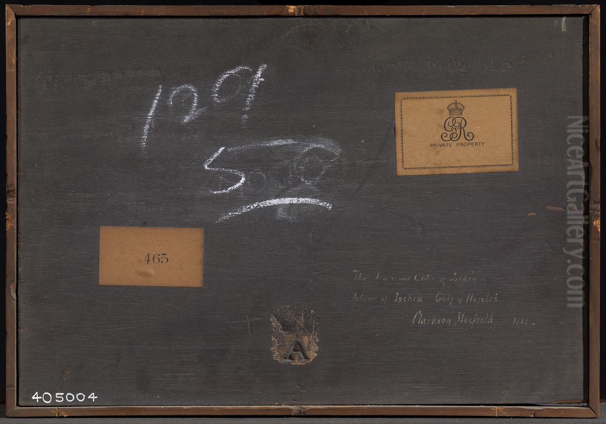 A View of Ischia Oil Painting by Clarkson Frederick Stanfield