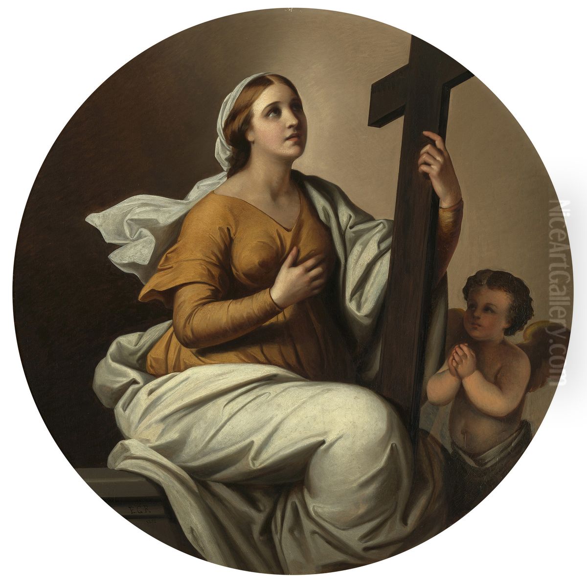 Religion Oil Painting by Emma Gaggiotti Richards