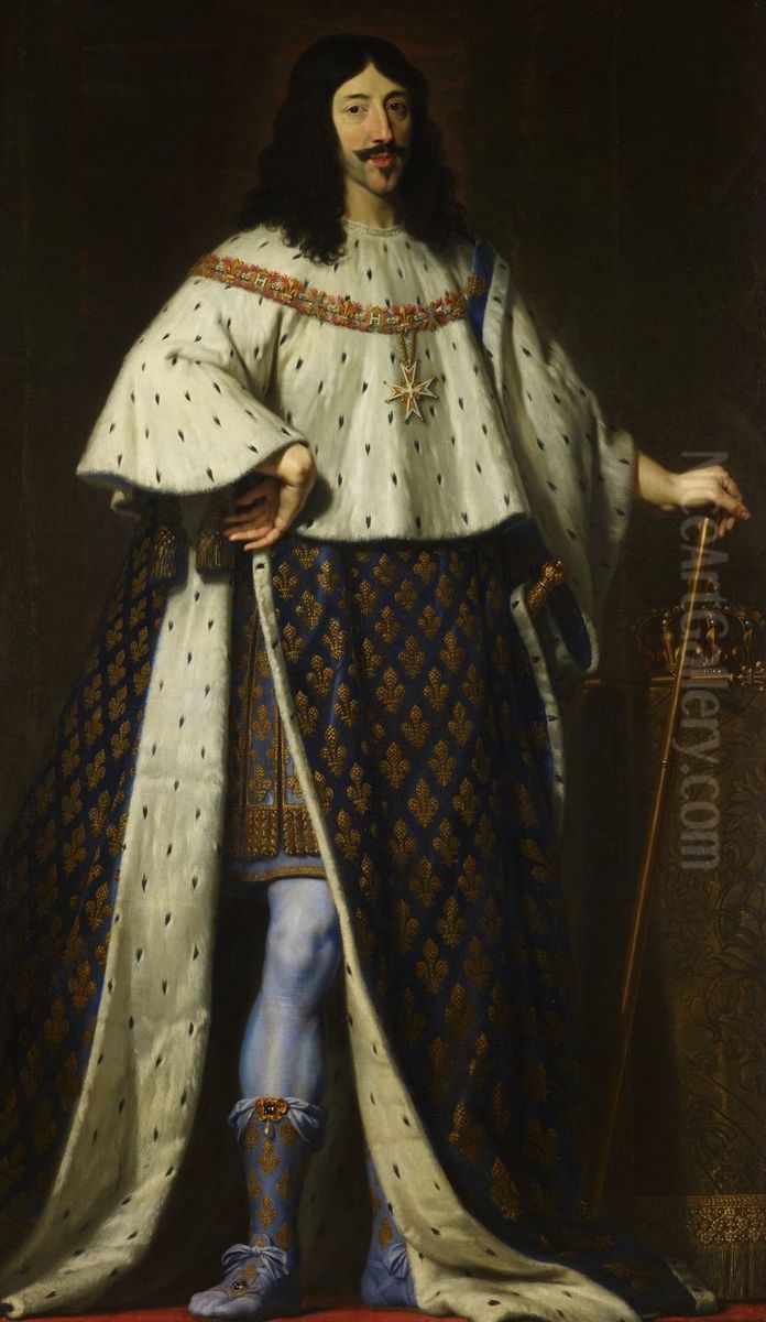 Louis XIII, King of France (1610-43) Oil Painting by Philippe de Champaigne