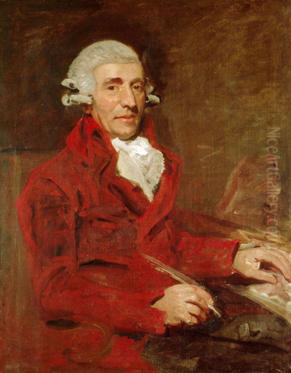 Franz Joseph Haydn (1732-1809) Oil Painting by John Hoppner