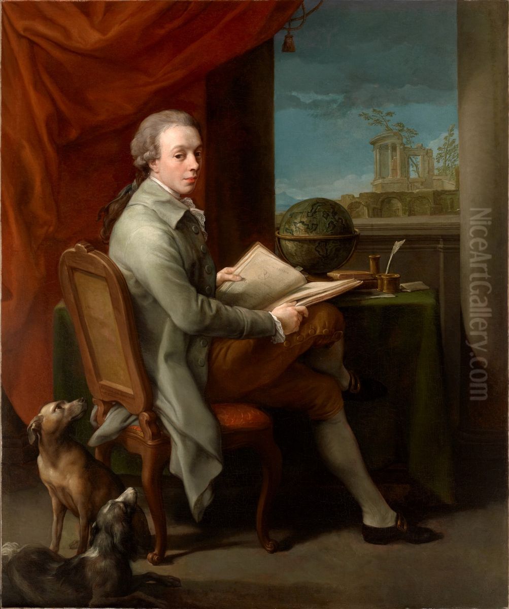 Thomas Taylour, Viscount of Headfort, later 2nd Earl of Bective and 1st Marquess of Headfort (1757-1829) Oil Painting by Pompeo Batoni