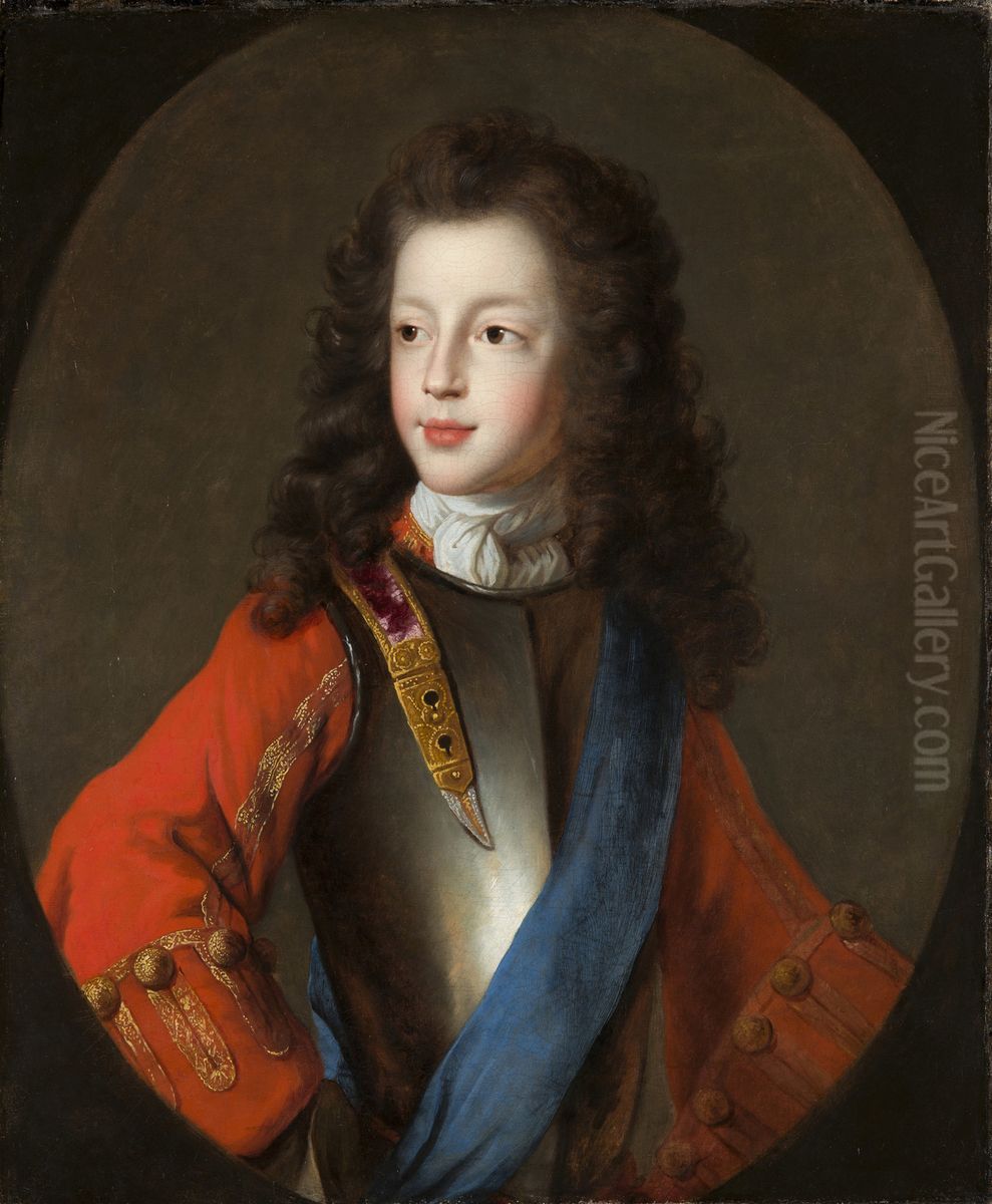 Prince James Francis Edward Stuart (1688-1746) Oil Painting by Alexis-Simon Belle