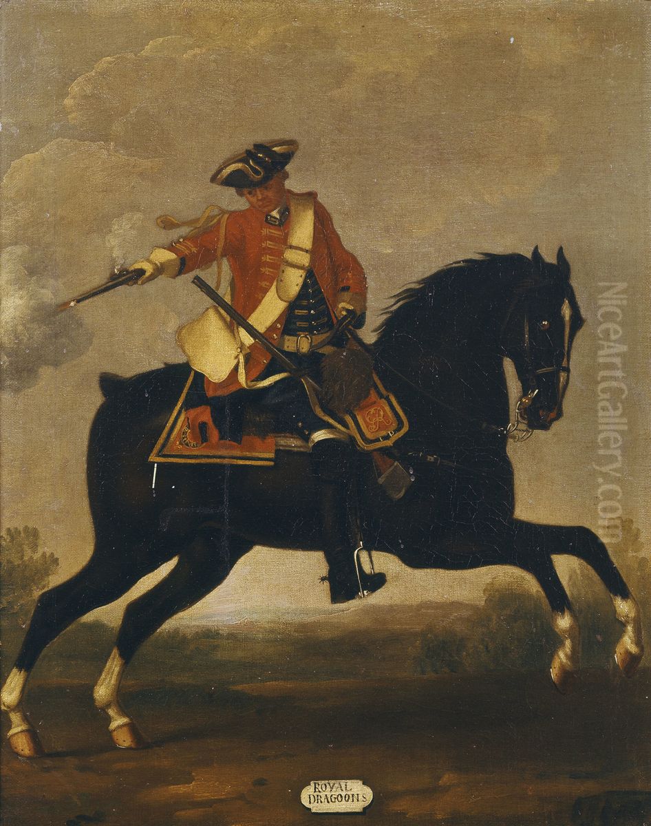 Private, 1st Royal Dragoons, 1751 Oil Painting by David Morier