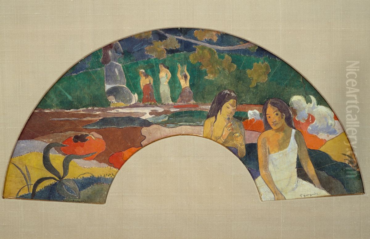 Arearea (Joyfulness) II Oil Painting by Paul Gauguin
