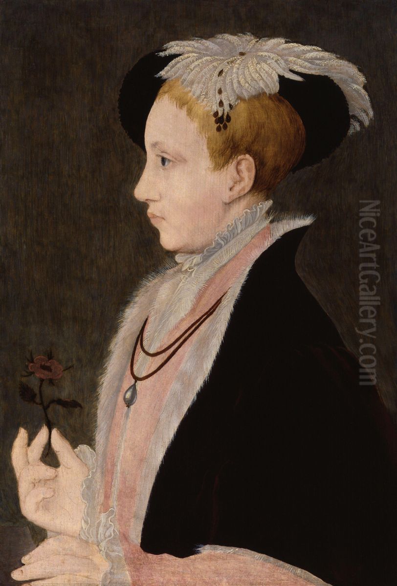 King Edward VI Oil Painting by William Scrots