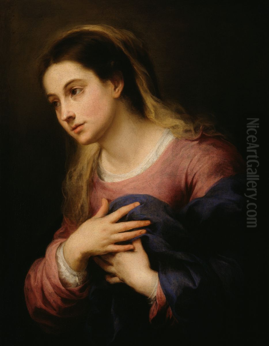 The Virgin of the Annunciation Oil Painting by Bartolome Esteban Murillo