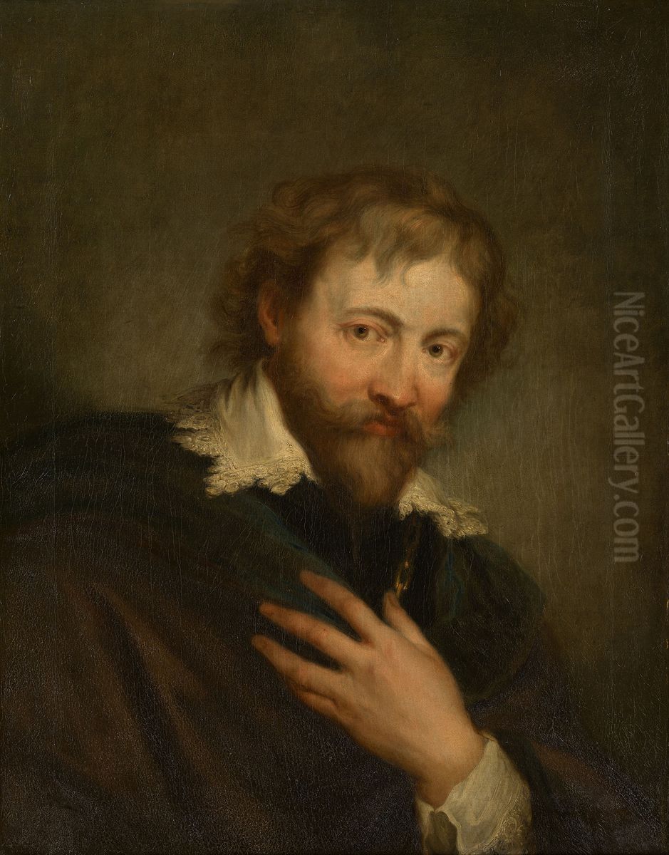 Rubens (1577-1640) Oil Painting by Giuseppe Nogari