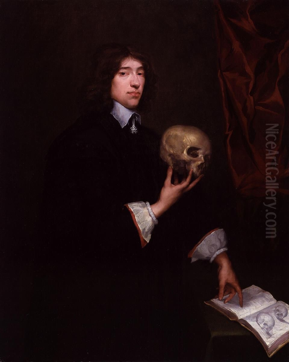 Sir William Petty Oil Painting by Isaac Fuller