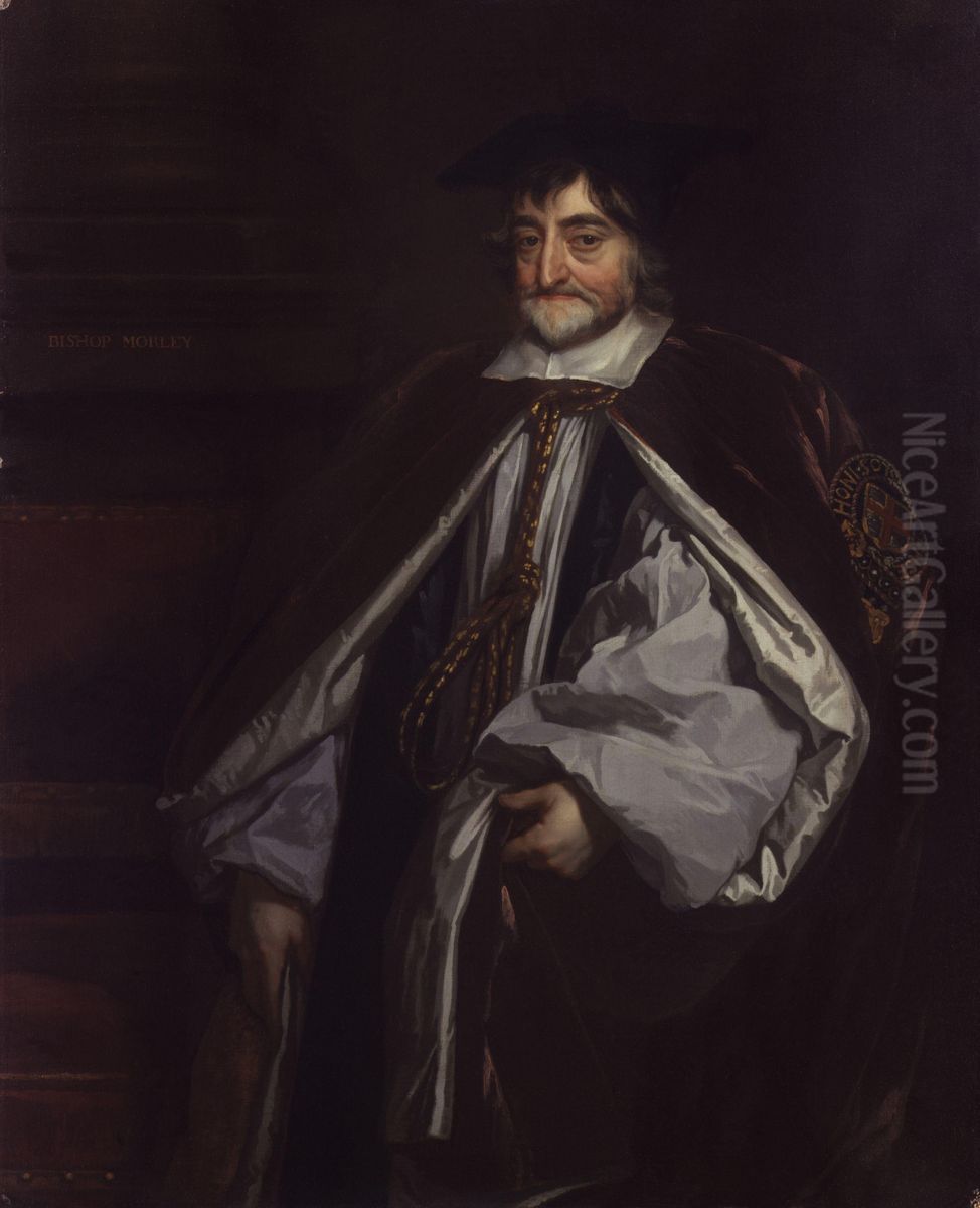 George Morley (copy after an original of c.1662) Oil Painting by Peter Lely