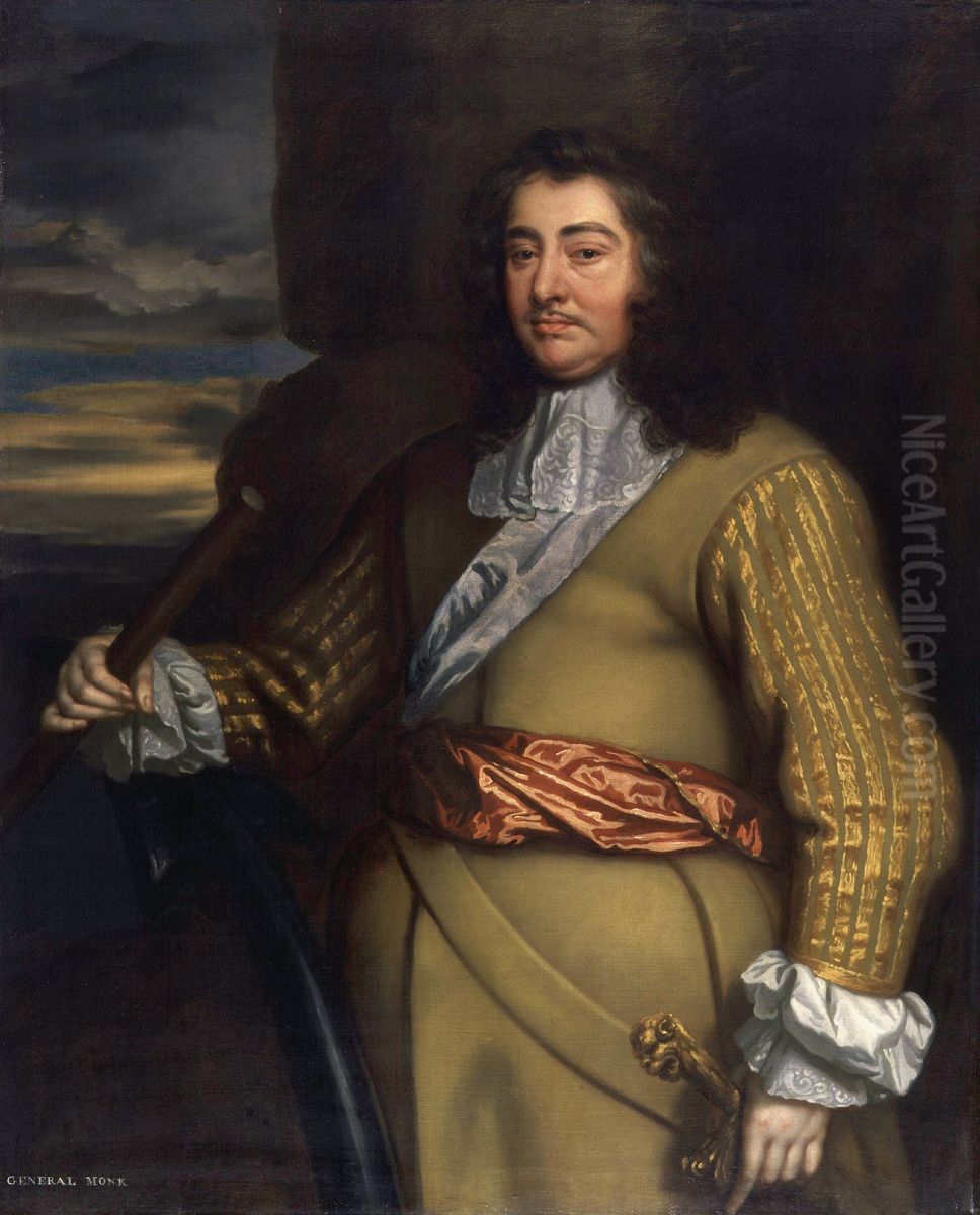 George Monck, 1st Duke of Albemarle Oil Painting by Peter Lely