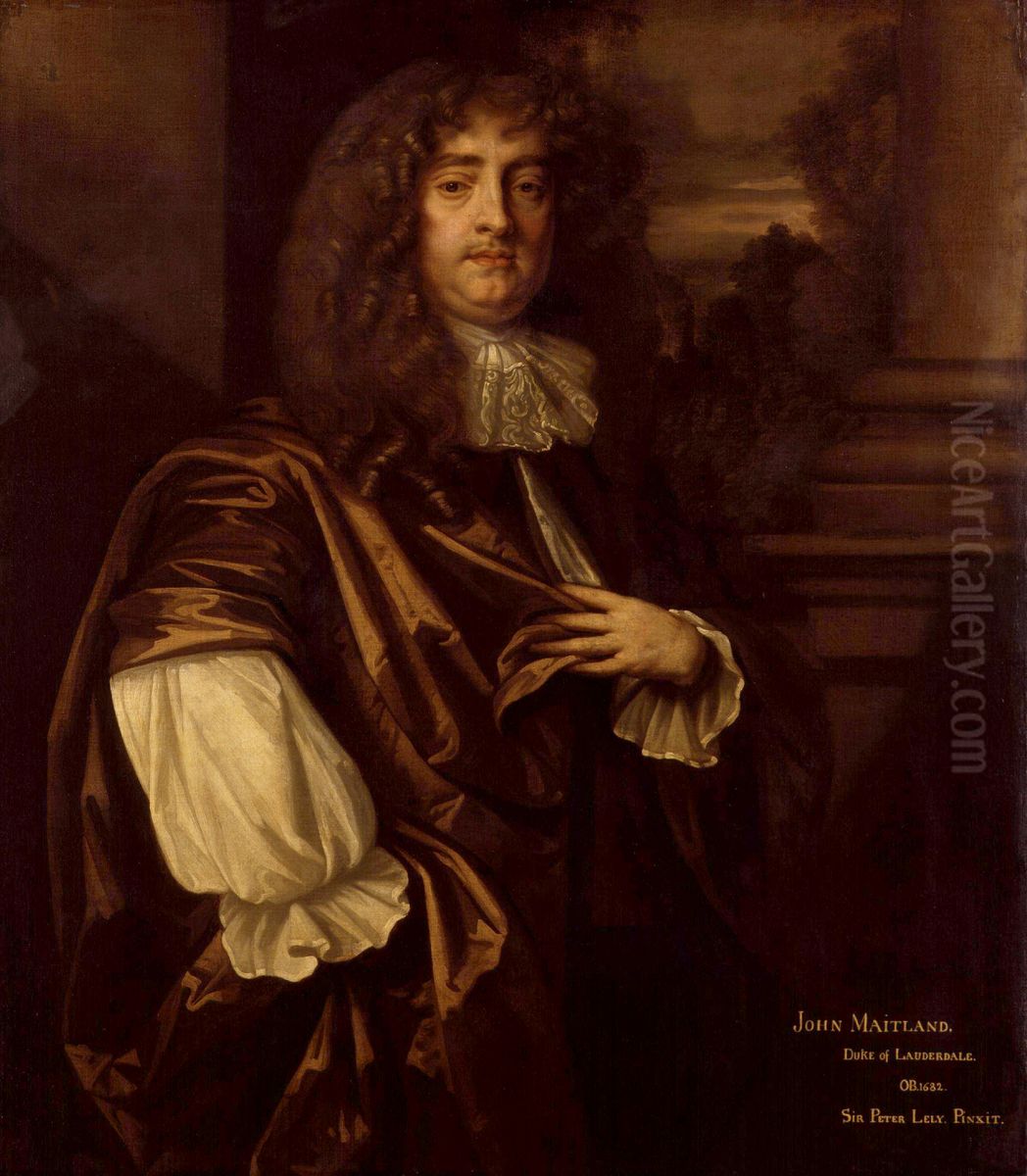 Henry Brouncker, 3rd Viscount Brouncker Oil Painting by Peter Lely