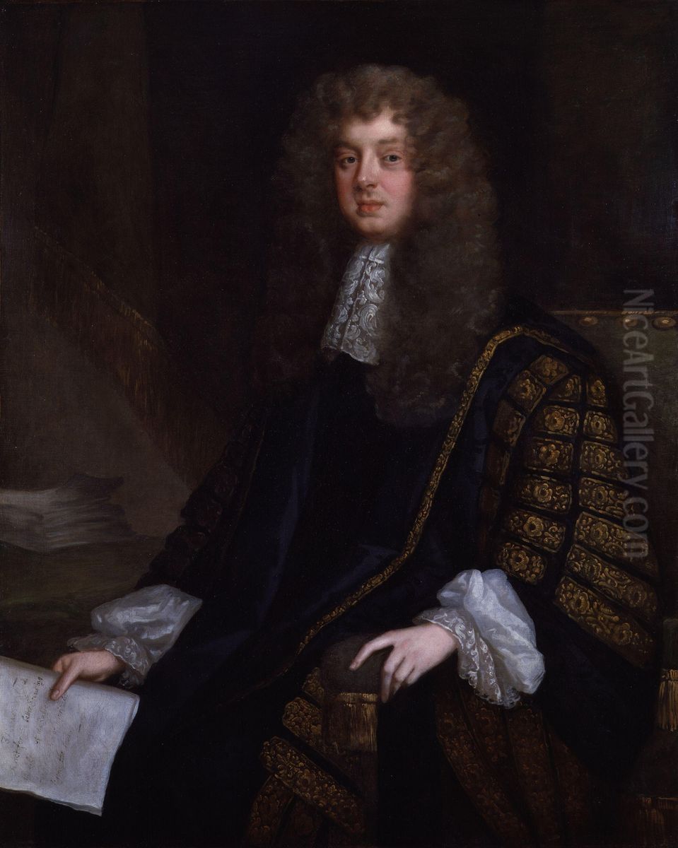 Sir Edward Seymour, 4th Bt Oil Painting by Peter Lely