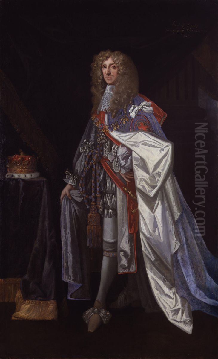 Thomas Osborne, 1st Duke of Leeds ('Lord Danby') Oil Painting by Peter Lely