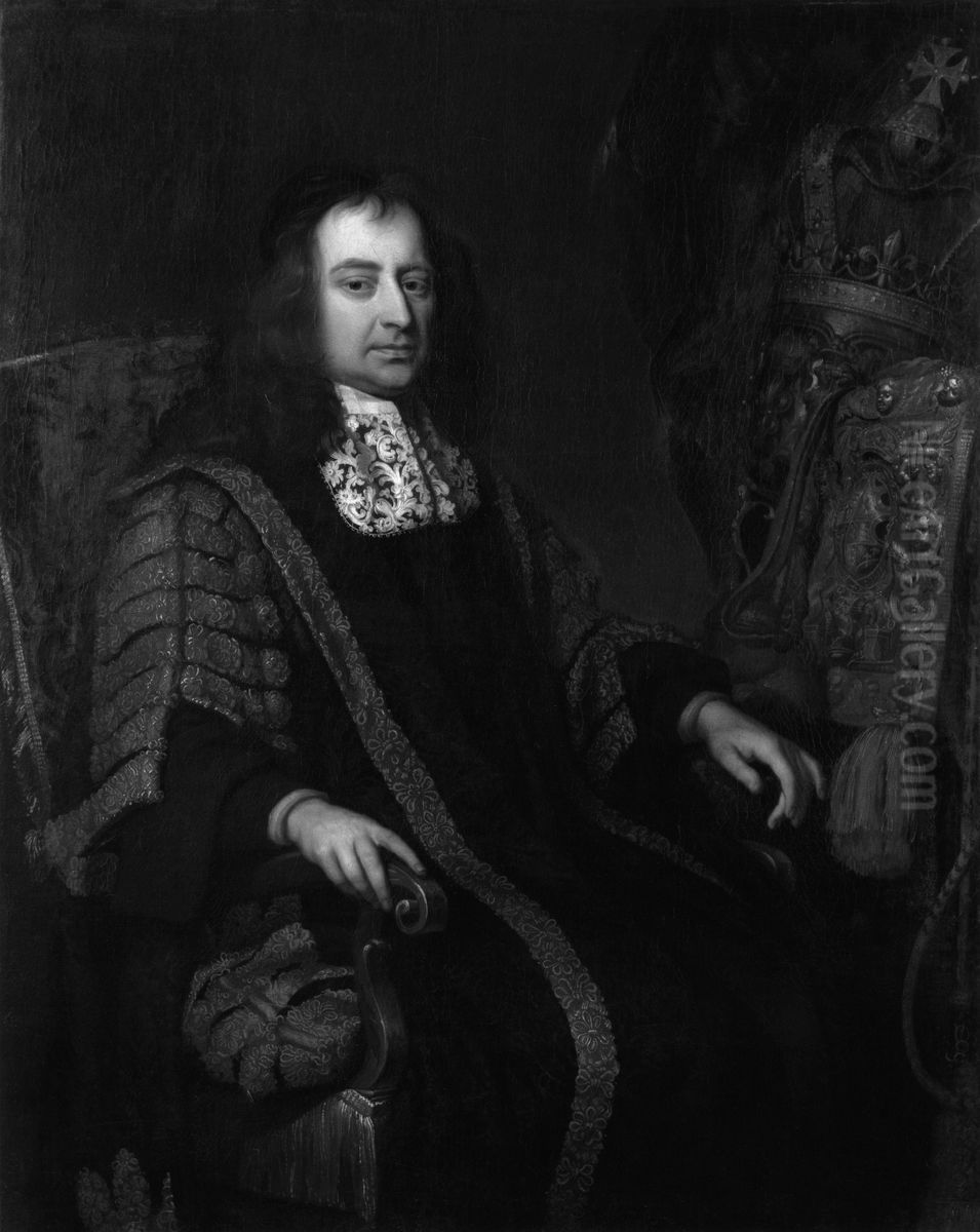 Francis North, 1st Baron Guilford Oil Painting by John Riley