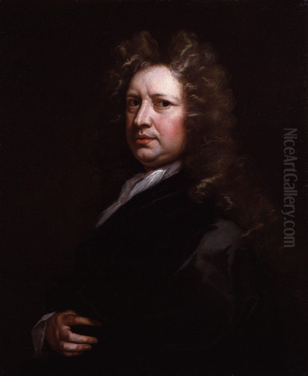 Thomas Betterton Oil Painting by Godfrey Kneller