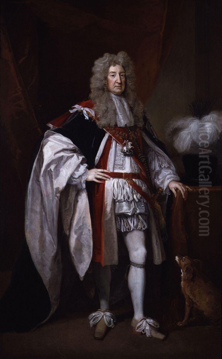 Portrait of William Russell, 1st Duke of Bedford Oil Painting by Godfrey Kneller