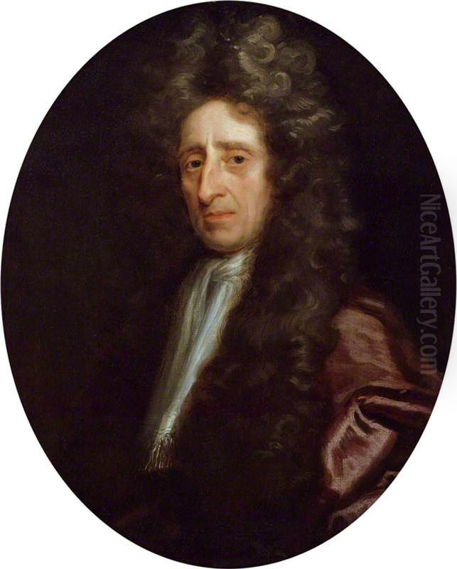 John Locke Oil Painting by Michael Dahl