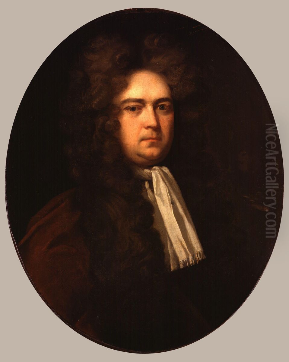 Sir George Rooke (copy after an original of c.1700-1705) Oil Painting by Michael Dahl