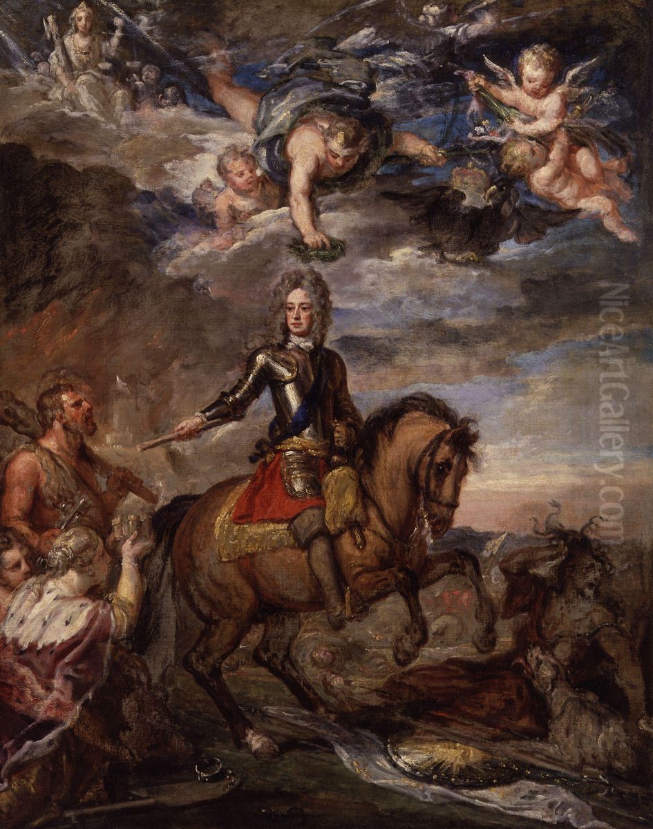 John Churchill, 1st Duke of Marlborough Oil Painting by Godfrey Kneller