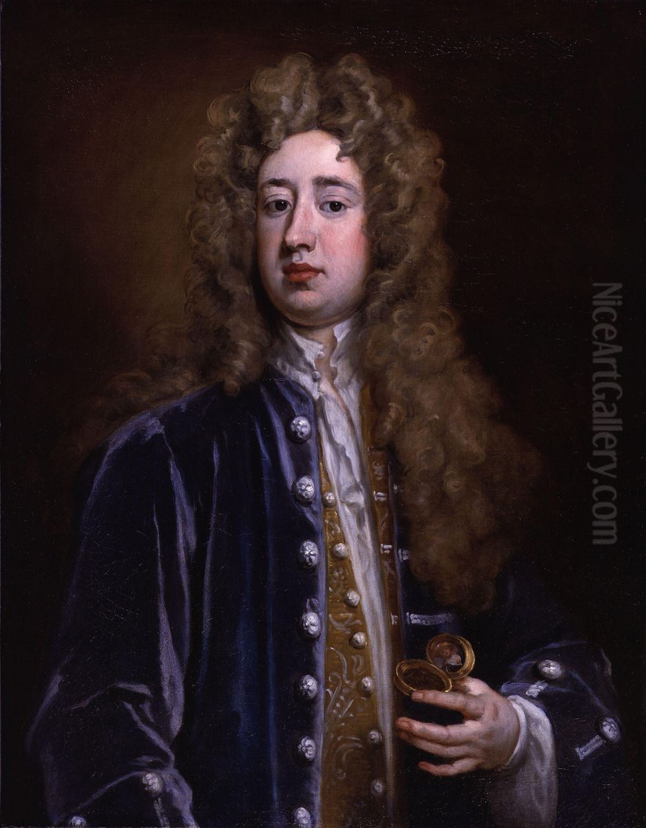 Charles Mohun, 4th Baron Mohun Oil Painting by Godfrey Kneller