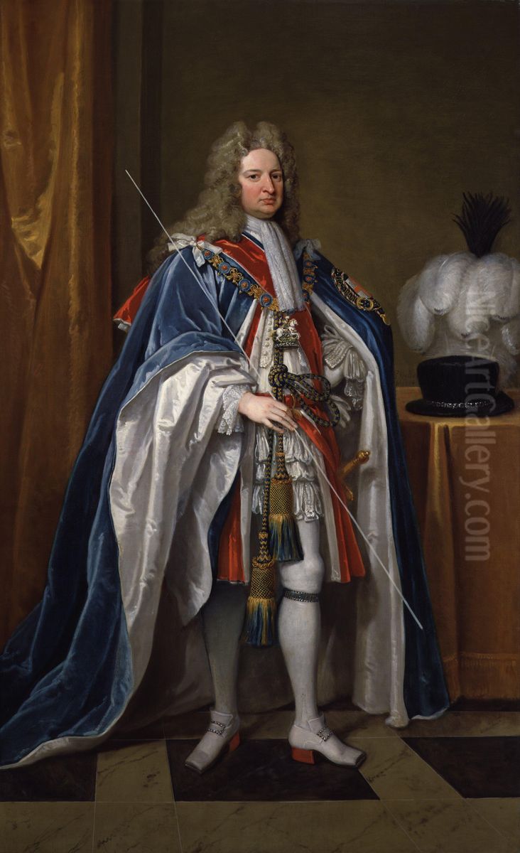 Robert Harley, 1st Earl of Oxford and Earl Mortimer Oil Painting by Godfrey Kneller