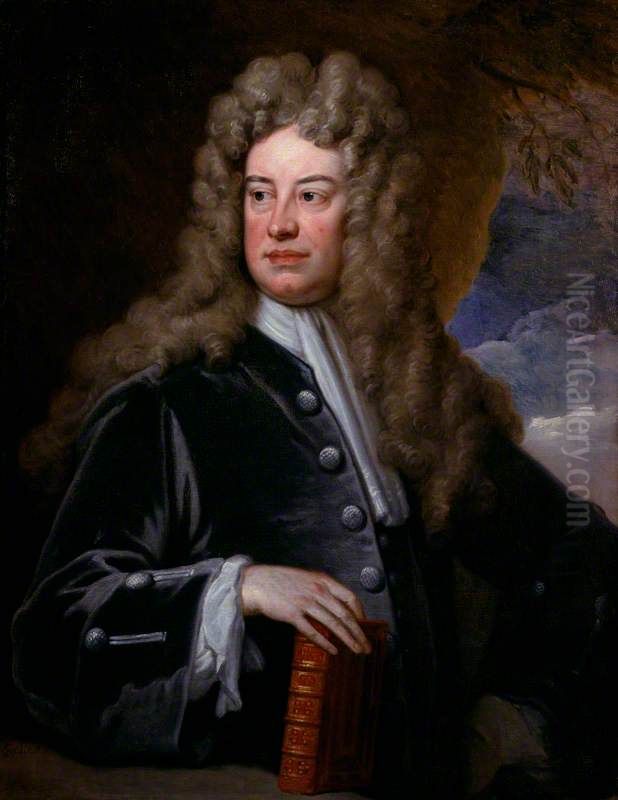 John Somers, Baron Somers Oil Painting by Godfrey Kneller