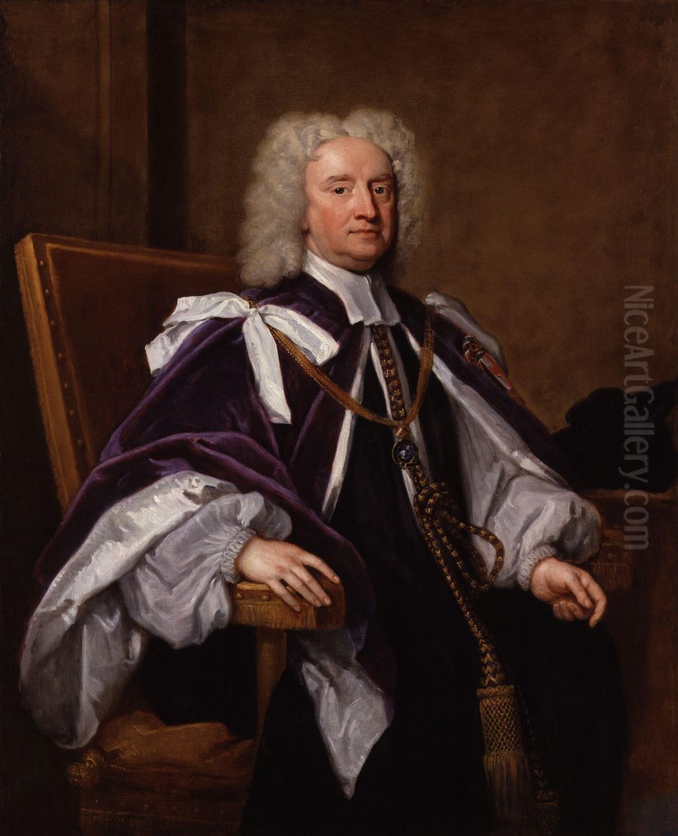 Portrait ofSir Jonathan Trelawny, 3rd Baronet(1650-1721) Oil Painting by Godfrey Kneller