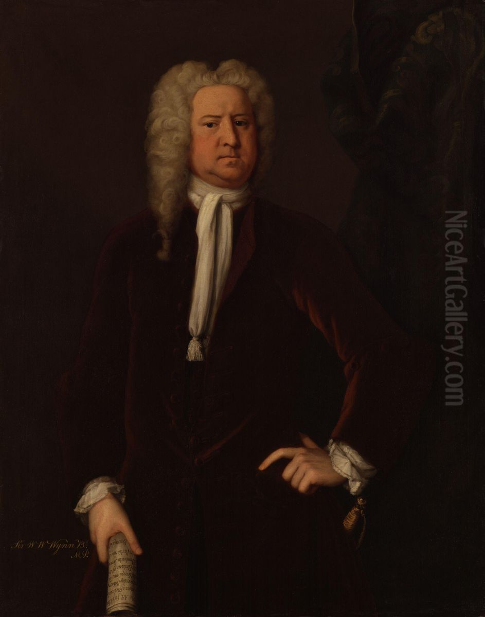 Sir Watkin Williams Wynn, 3rd Bt Oil Painting by Michael Dahl