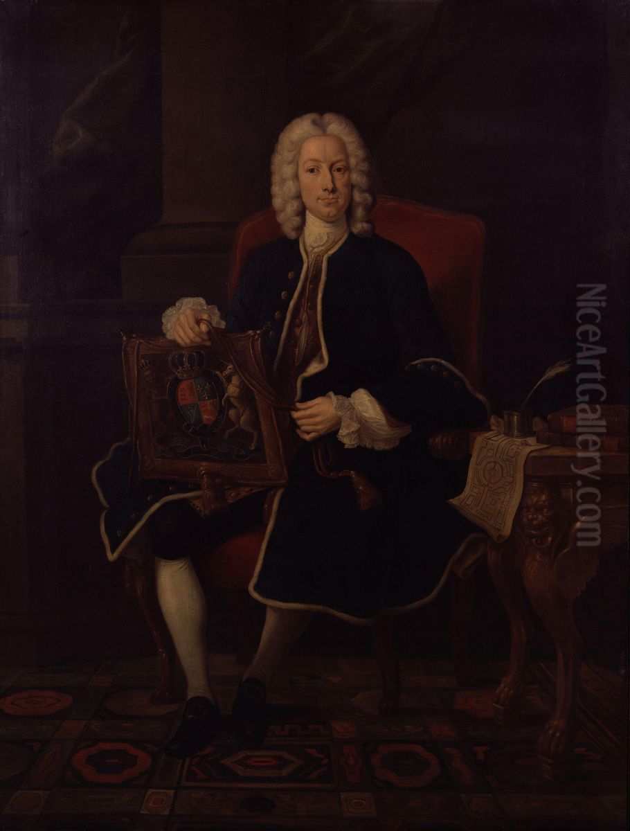 John Hervey, Baron Hervey of Ickworth Oil Painting by Jean-Baptiste van Loo