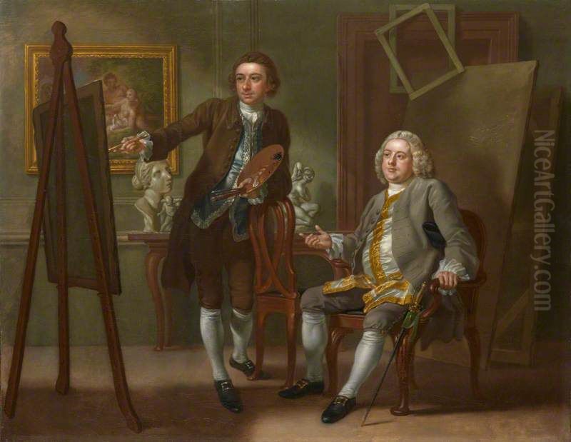 Francis Hayman; Grosvenor Bedford Oil Painting by Francis Hayman