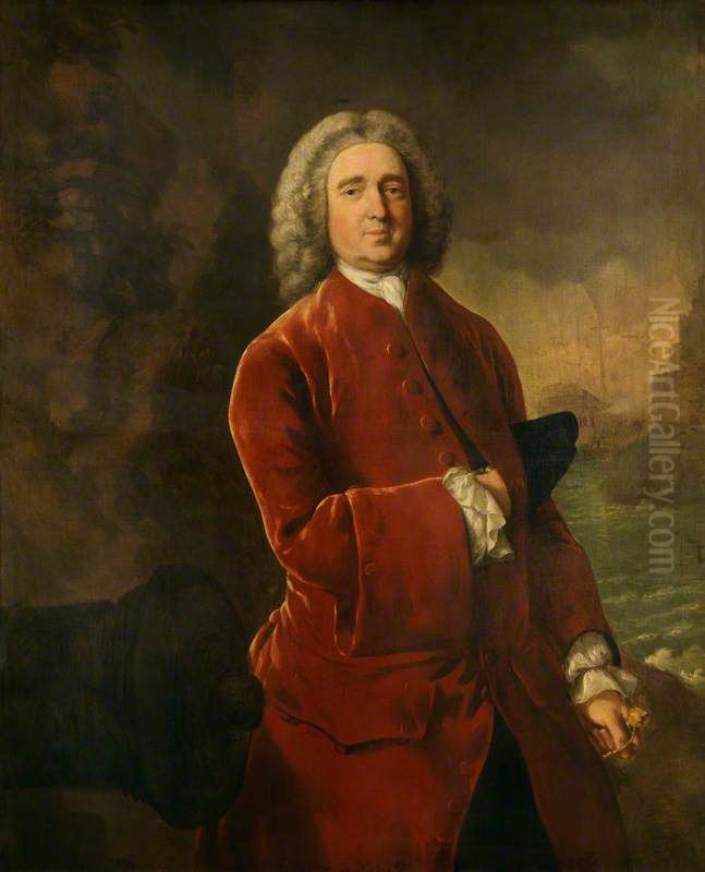 Edward Vernon Oil Painting by Thomas Gainsborough