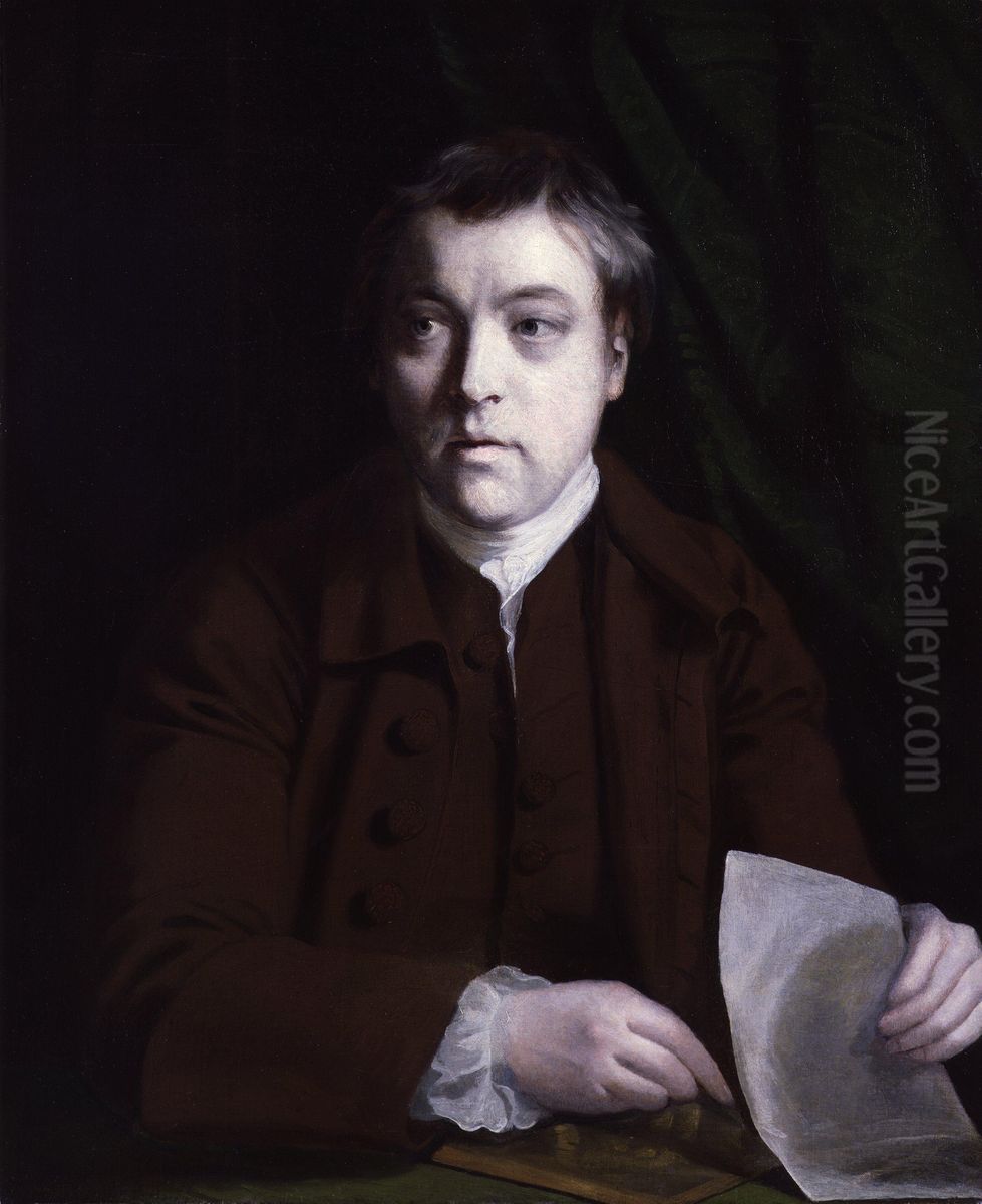 James Macardell Oil Painting by Of Sir Joshua Reynolds
