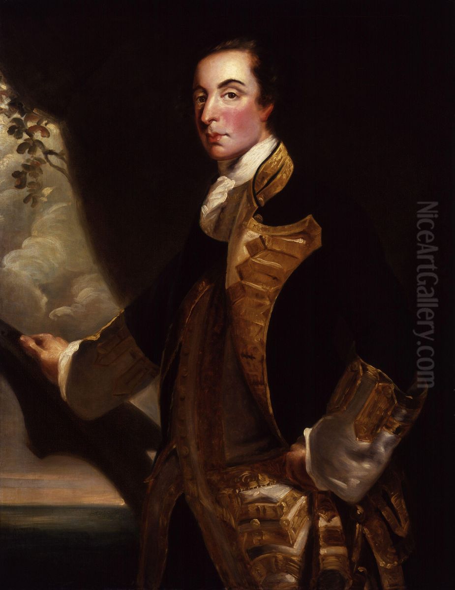 George Bridges Rodney, 1st Baron Rodney Oil Painting by Of Sir Joshua Reynolds