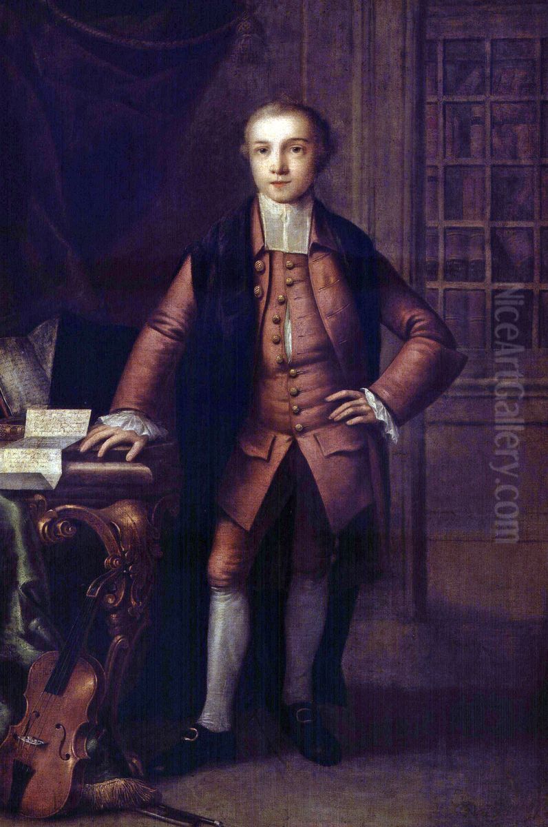 Portrait of Jeremy Bentham (1748-1832) Oil Painting by Thomas Frye