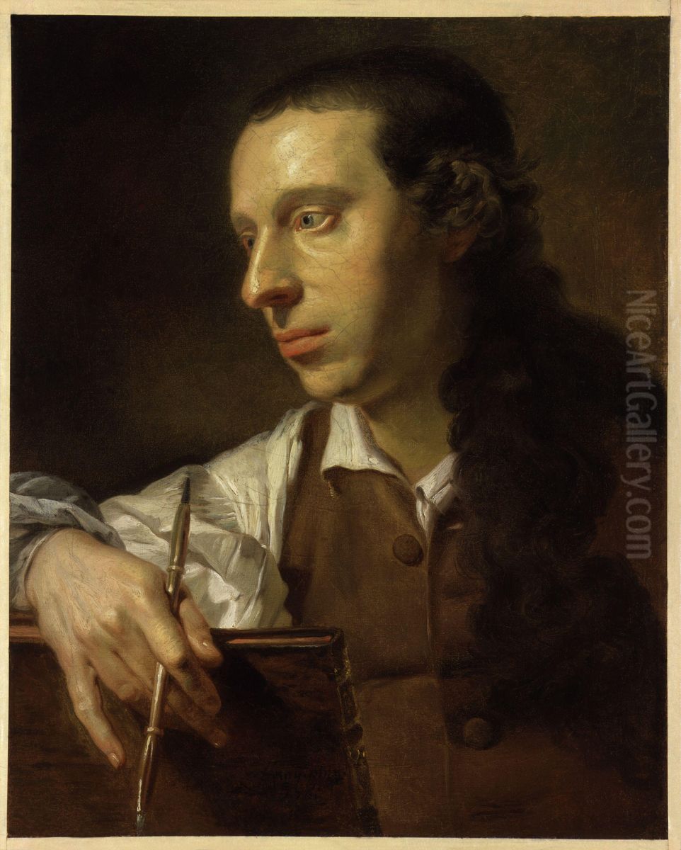 Self-portrait Oil Painting by Johann Zoffany