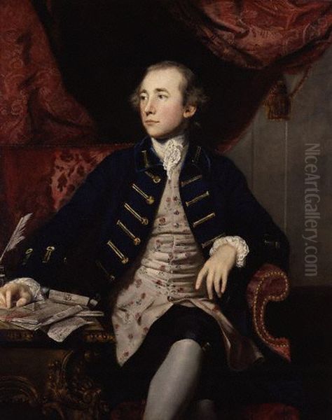 Warren Hastings Oil Painting by Of Sir Joshua Reynolds
