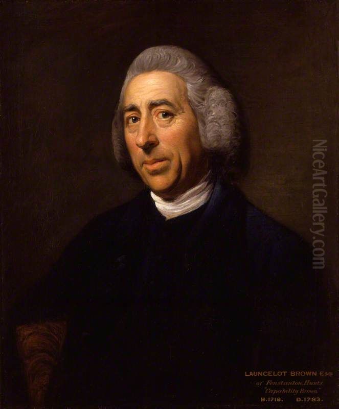 Capability Brown Oil Painting by Nathaniel Dance-Holland