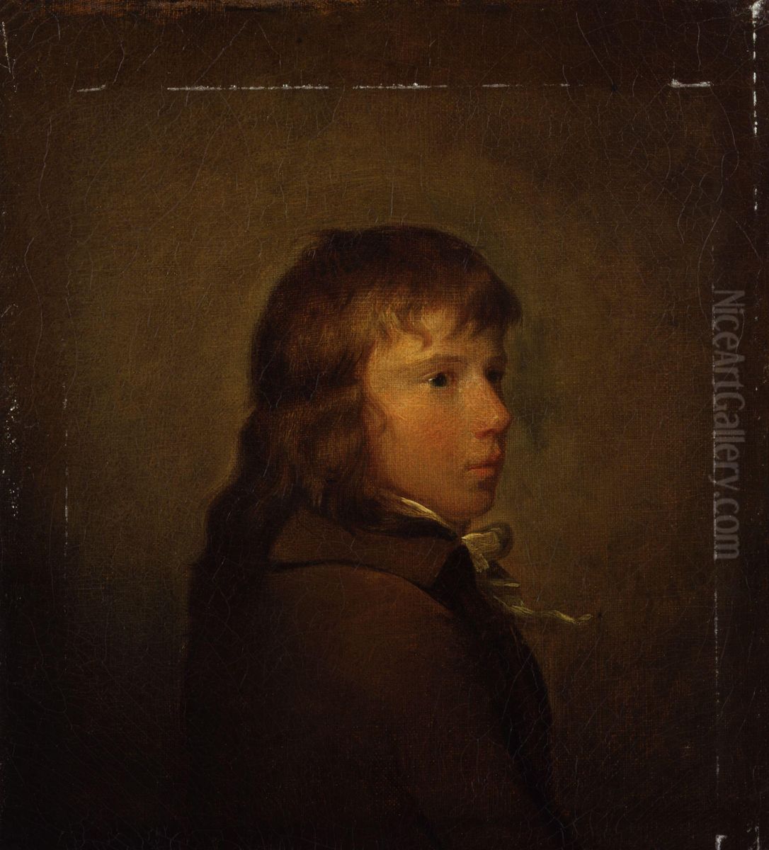 Self-portrait Oil Painting by George Morland